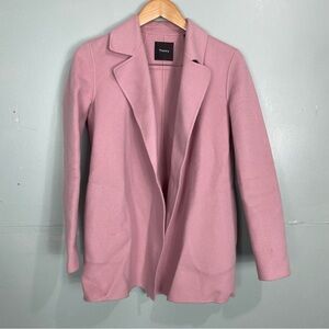 Theory Sileena‎ New Divide Light Lilac Coat Wool Blend Sz P or XS